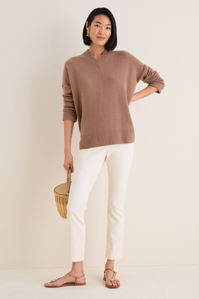 Porcelain Stretch Twill Ashford Pants