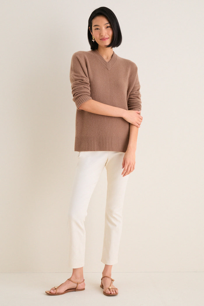 Porcelain Stretch Twill Ashford Pants