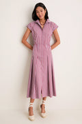 Port Stripe Caterina Shirt Dress