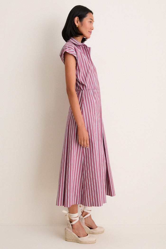 Port Stripe Caterina Shirt Dress