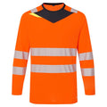 Portwest DX4 Hi-Vis T-Shirt L/S Orange/Black