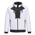 Portwest DX4 Zipped Hoodie  White