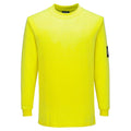 Portwest Modaflame Knit FR Long Sleeve T-Shirt Yellow
