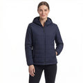 Portwest Professional Women's Hooded Insulated Baffle Jacket Navy