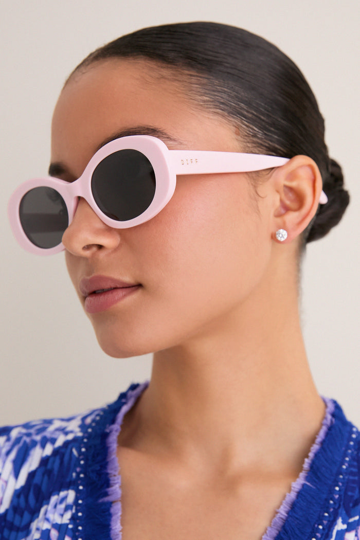 Powder Pink Polarized Lainey Sunglasses