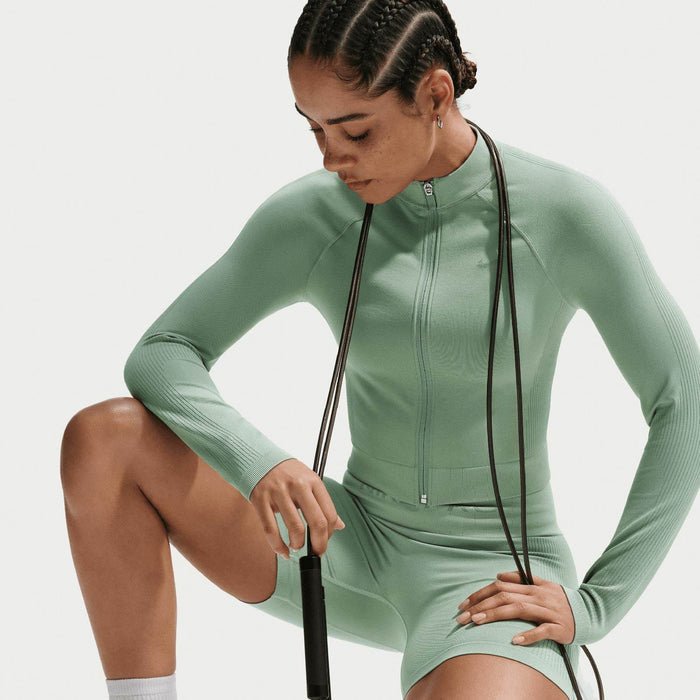 NIKE  DF SMLS FZ MIDLAYER WMS Green