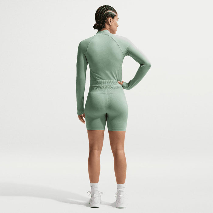 NIKE  DF SMLS FZ MIDLAYER WMS Green