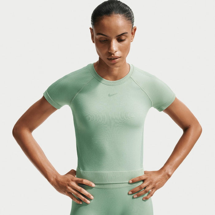 NIKE DF SMLS SS TOP WMS Green