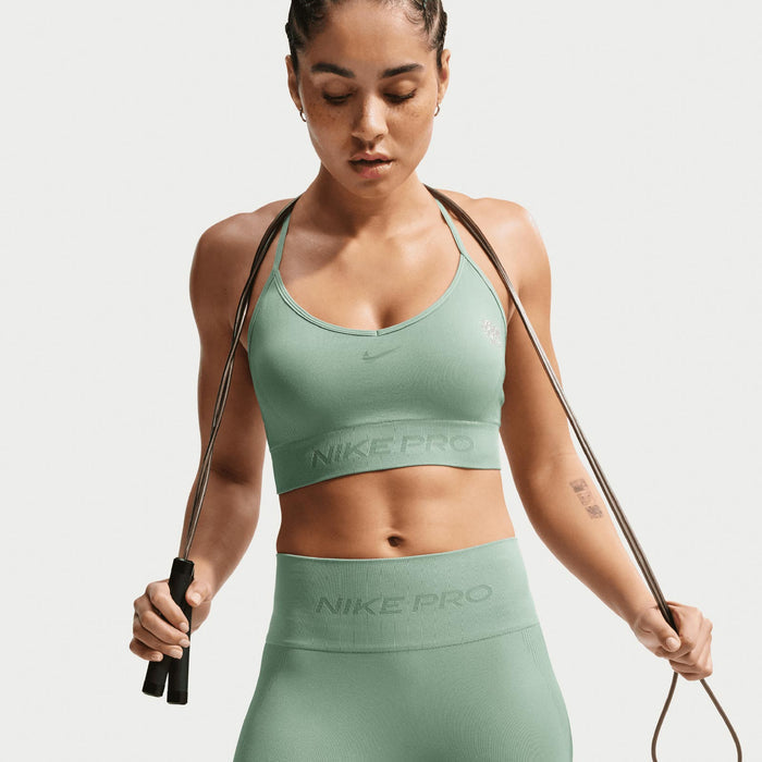 NIKE DF SMLS LS BRA WMS Green