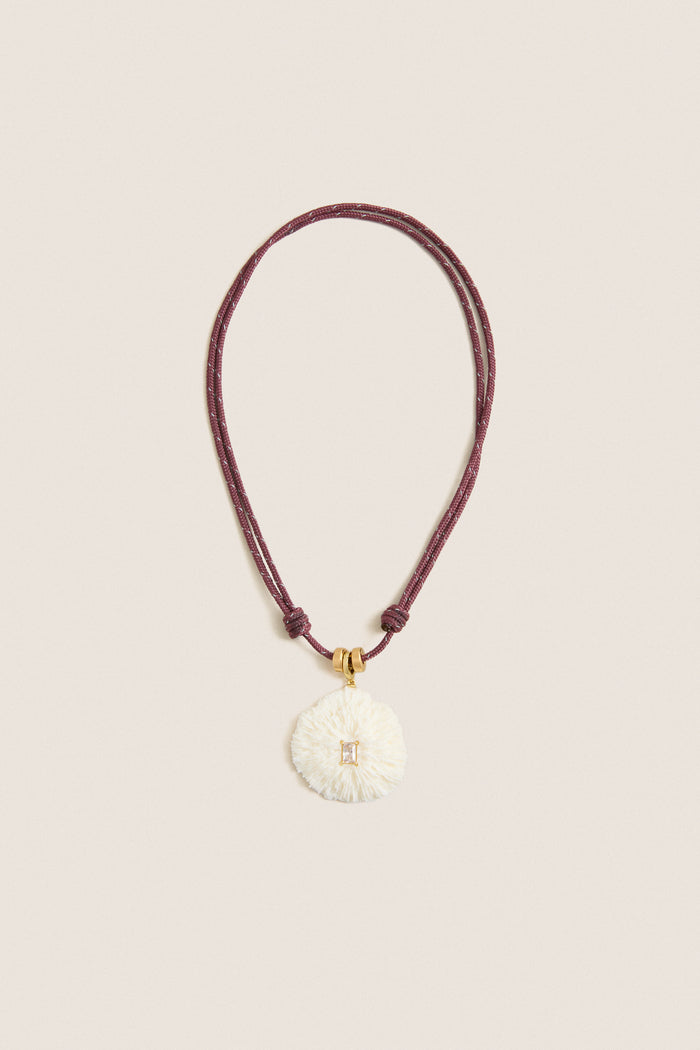 Purple Coral Necklace
