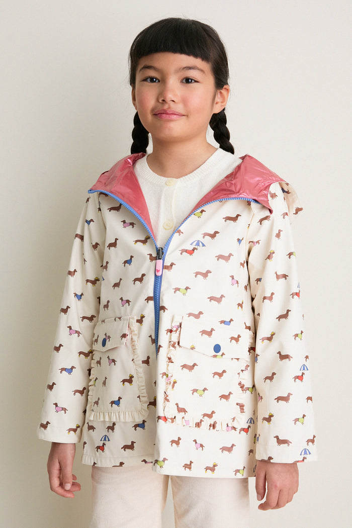 Rainy Day Dachshunds Rafa Reversible Raincoat