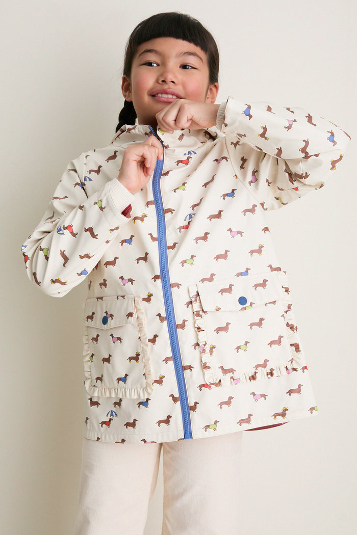 Rainy Day Dachshunds Rafa Reversible Raincoat