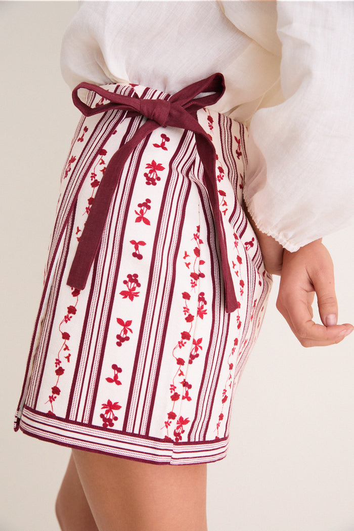 Raye Fleur Rex Wrap Skirt
