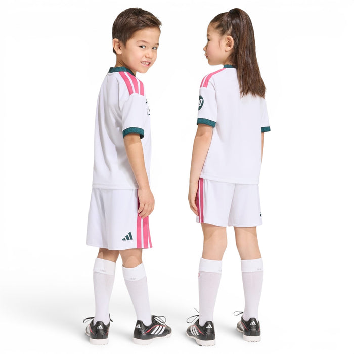 adidas Real Madrid 26 Kids Home Kit Wht