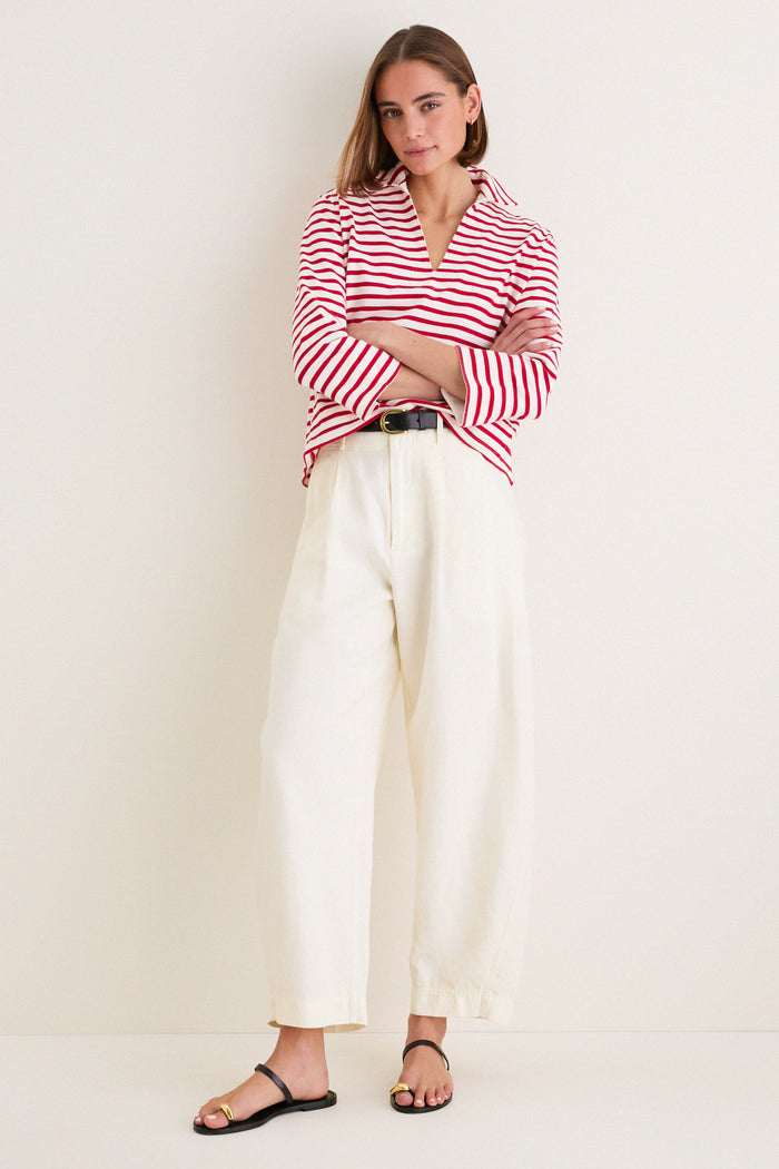Red and Deckwash White Boating Polo