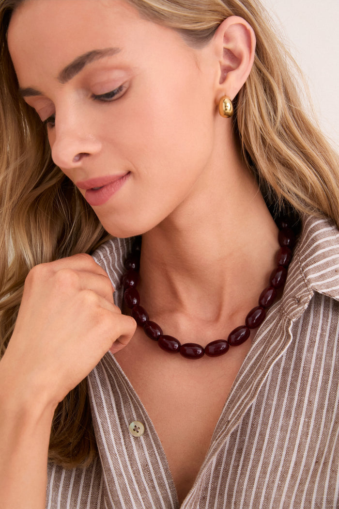 Red Clementine Necklace