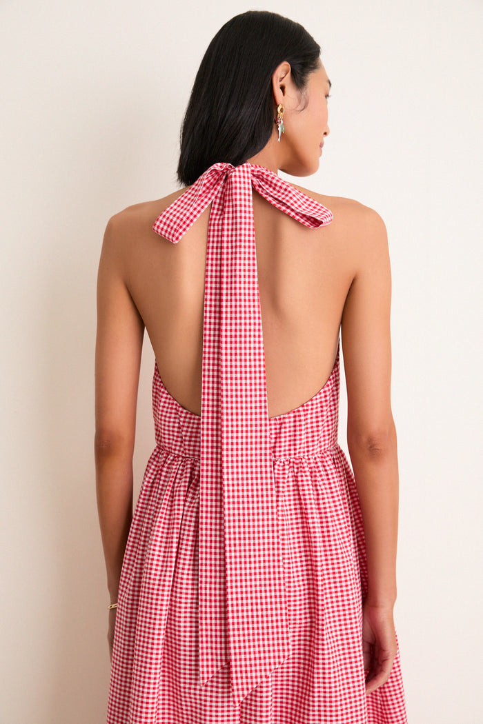 Red Gingham Marcie Dress