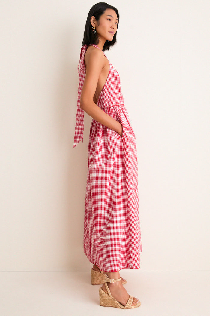 Red Gingham Marcie Dress