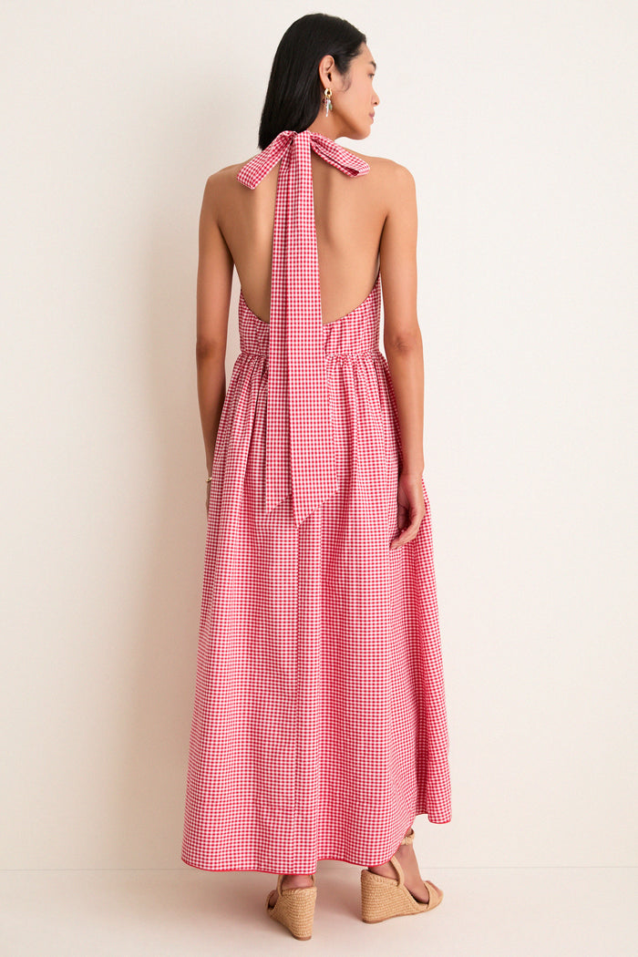 Red Gingham Marcie Dress