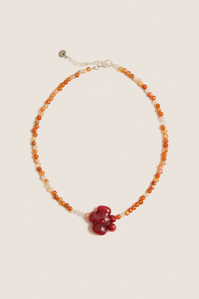 Red Glass Noa Necklace