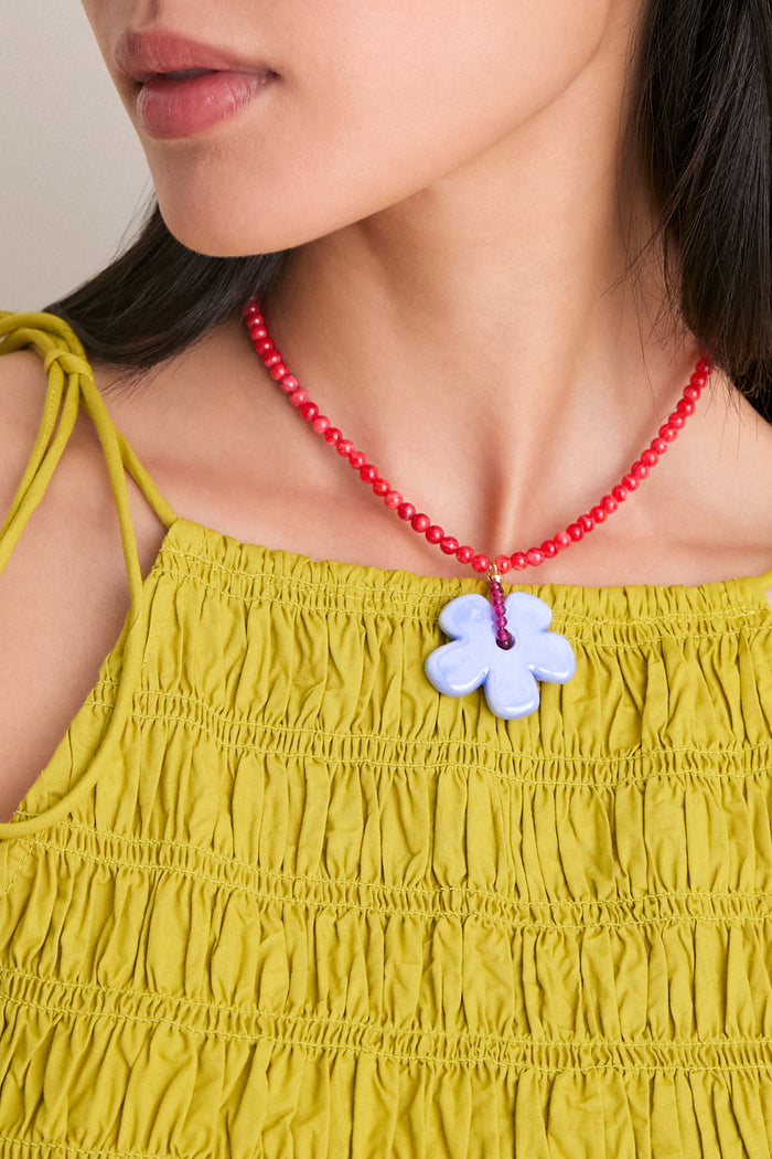 Red Multi Groovy Necklace