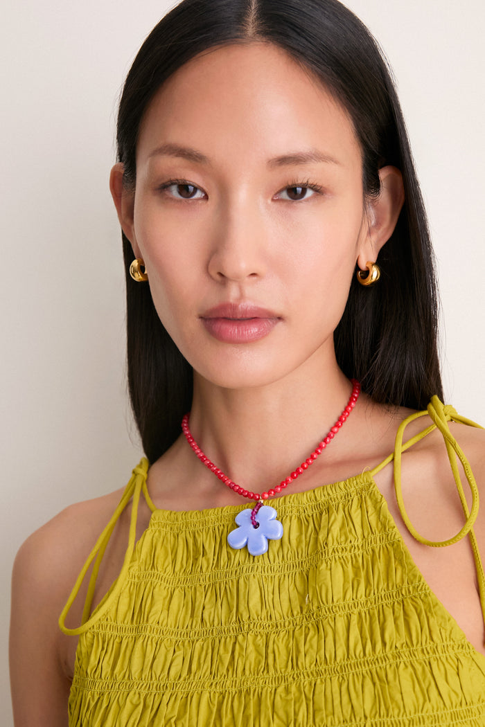 Red Multi Groovy Necklace