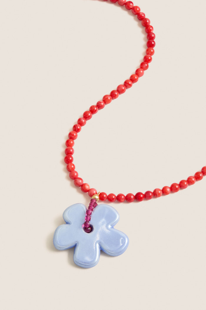 Red Multi Groovy Necklace