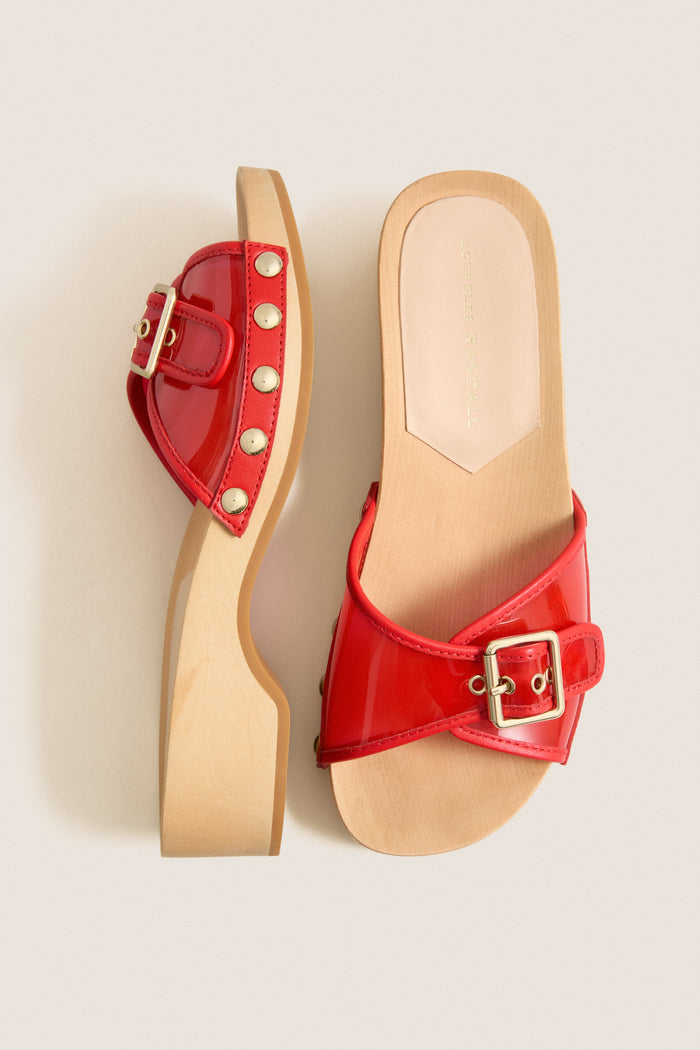 Red Paulie Sandals