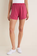 Red Pique Wyatt Shorts