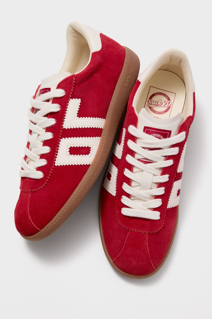 Red Shelly Sneakers