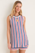 Regatta Stripe Knit Wells Top