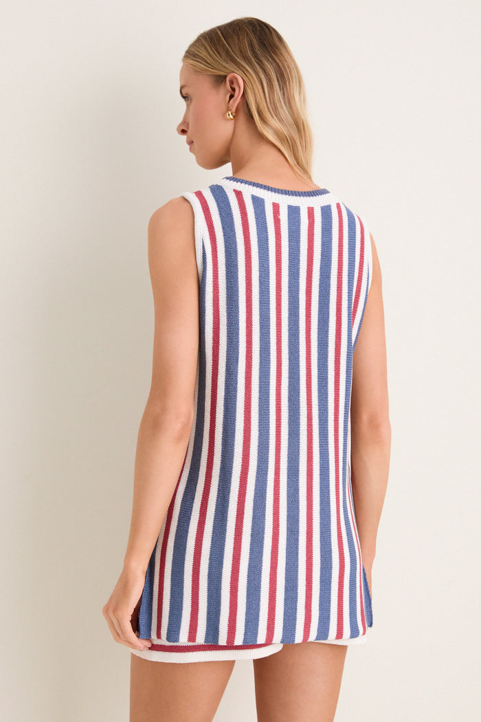 Regatta Stripe Knit Wells Top