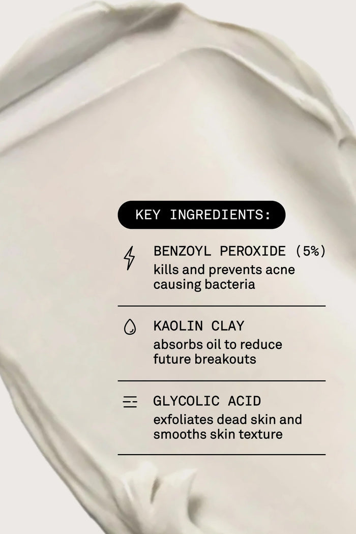 Reset Benzoyl Peroxide Acne Treatment Mask