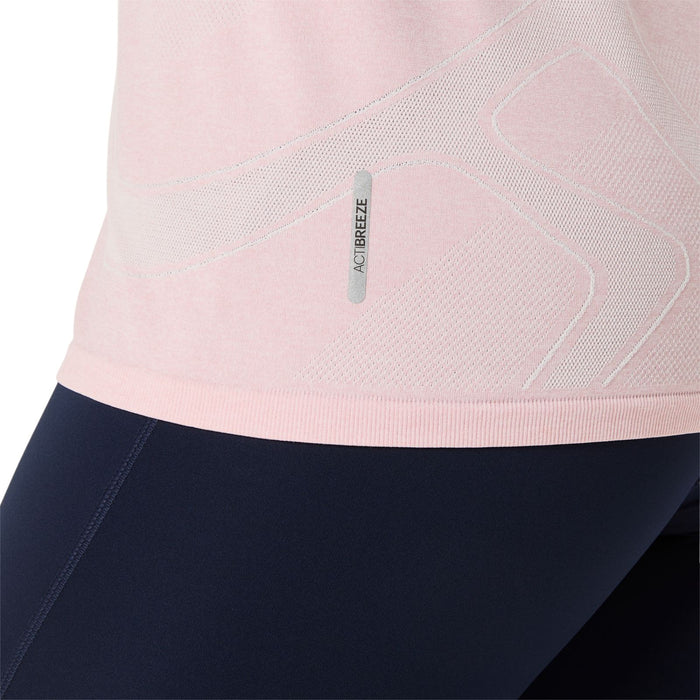 ASICS WMS ROAD SEAMLESS SS TOP RED