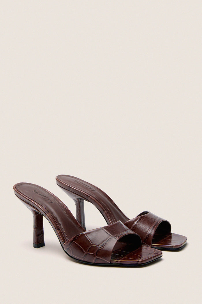 Root Brown Posseni Heels