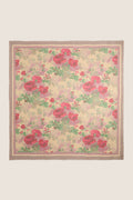 Rose Blur Silk Cashmere Blend Large Scarf