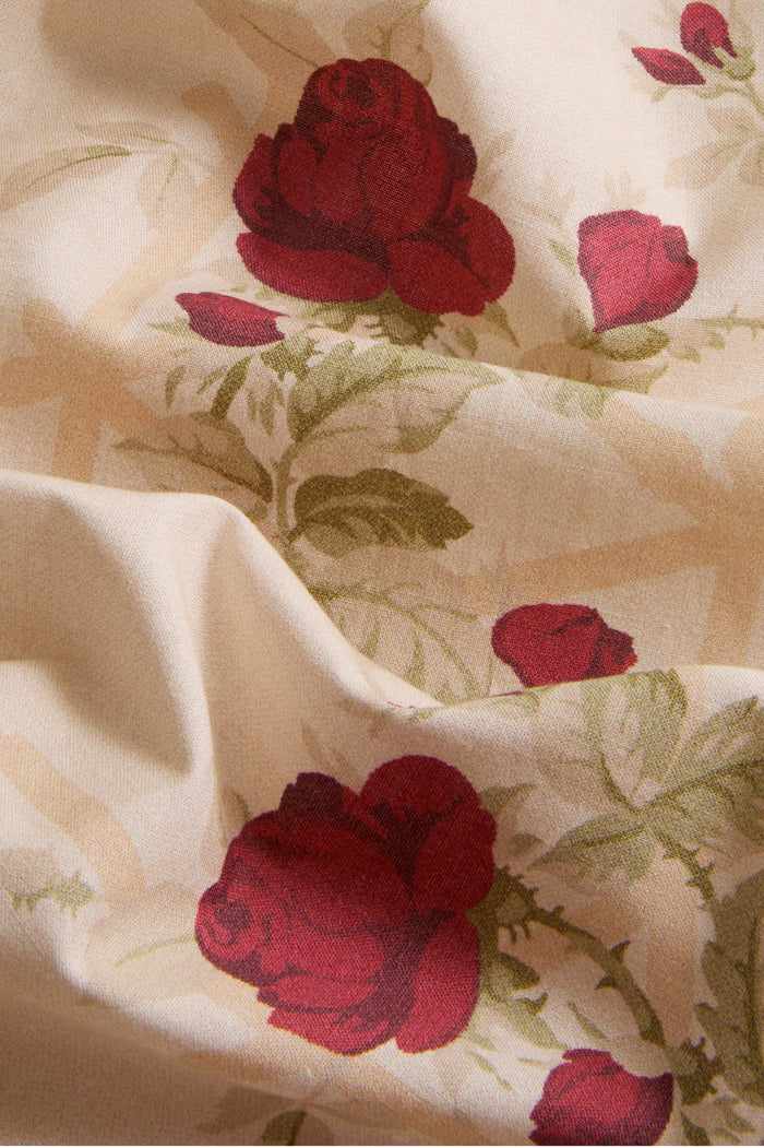 Rose Trellis Printed Napkins Set of 4