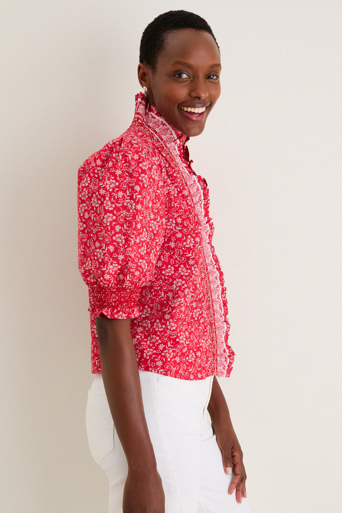 Rosemary Dreamscape Print Zuri Top