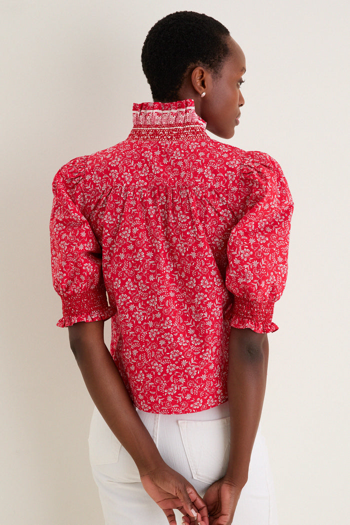 Rosemary Dreamscape Print Zuri Top
