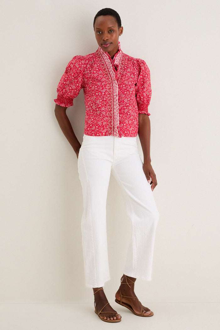 Rosemary Dreamscape Print Zuri Top