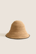 Sand and Black Teagan Hat