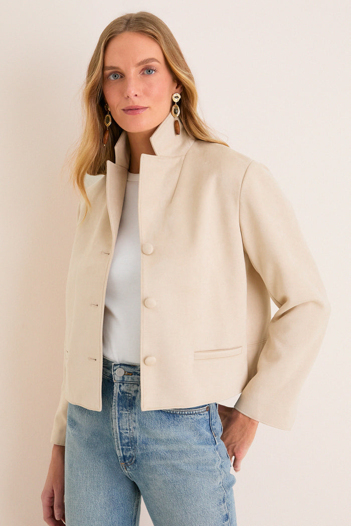 Sand Suede Zaria Jacket