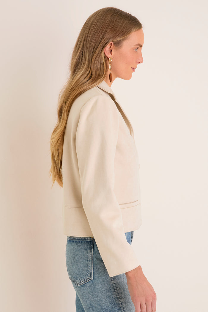 Sand Suede Zaria Jacket