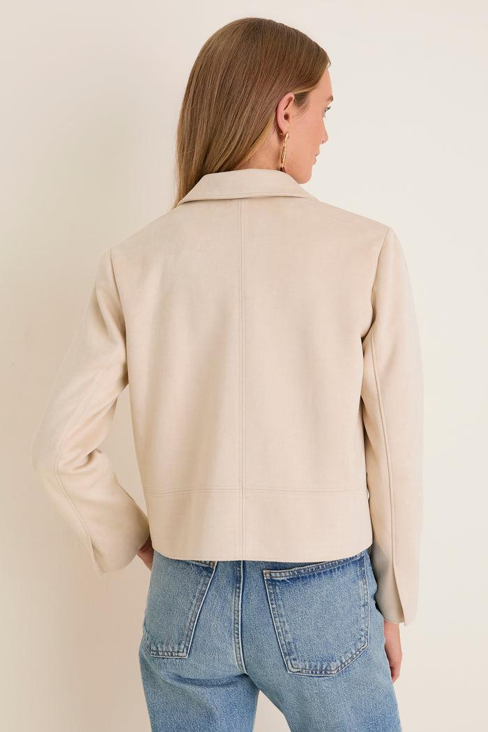 Sand Suede Zaria Jacket