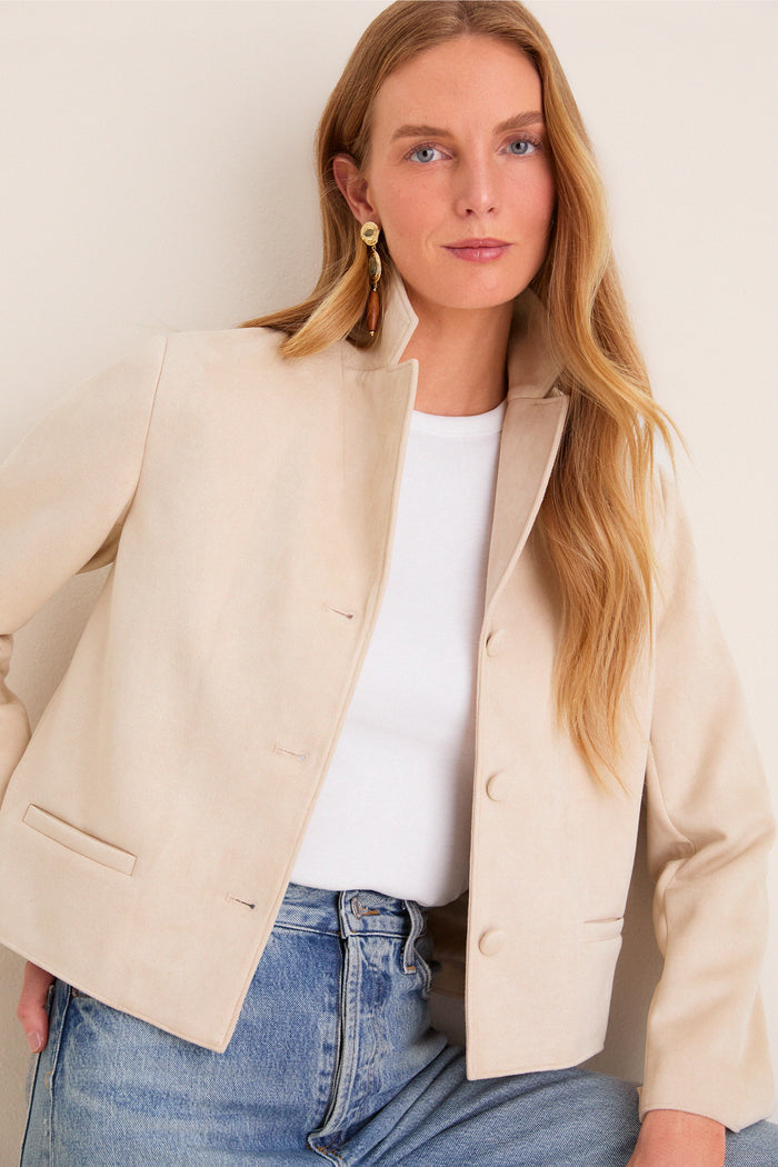Sand Suede Zaria Jacket