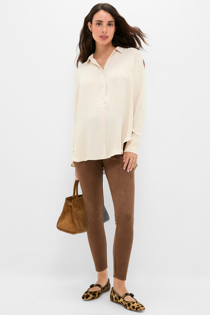 Sandshell Celest Drapey Button Down