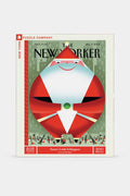 The New York Puzzle Company’s “Santa’s Little Schleppers” is a 500-piece jigsaw puzzle featuring Bob Staake’s geometric Santa and elves, originally a New Yorker cover.