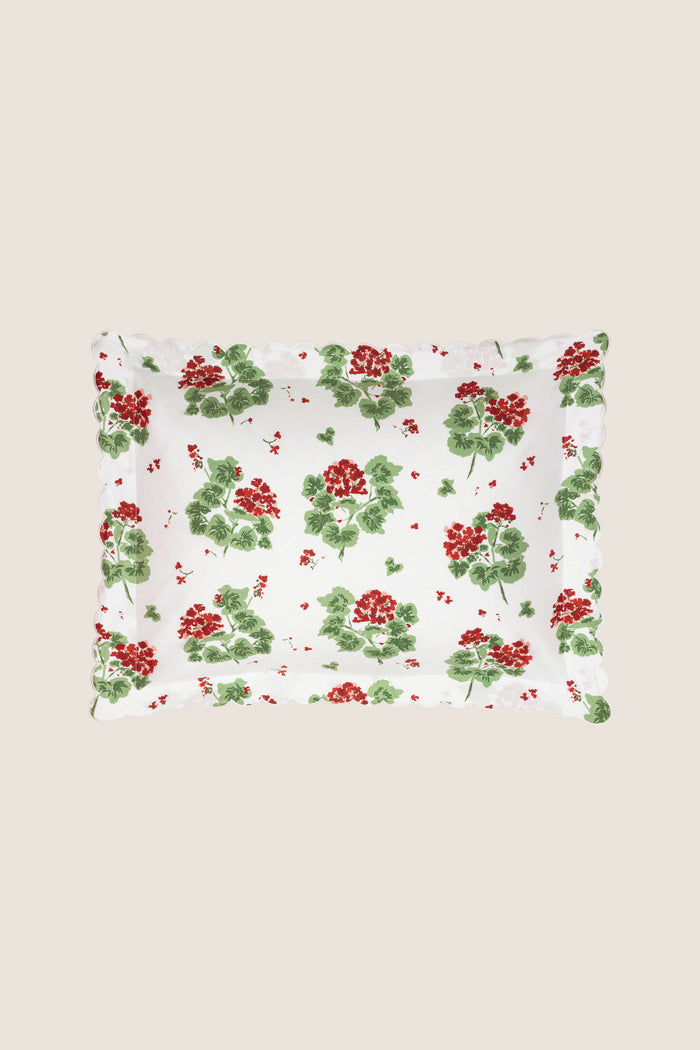 Scarlet Geranium Sham