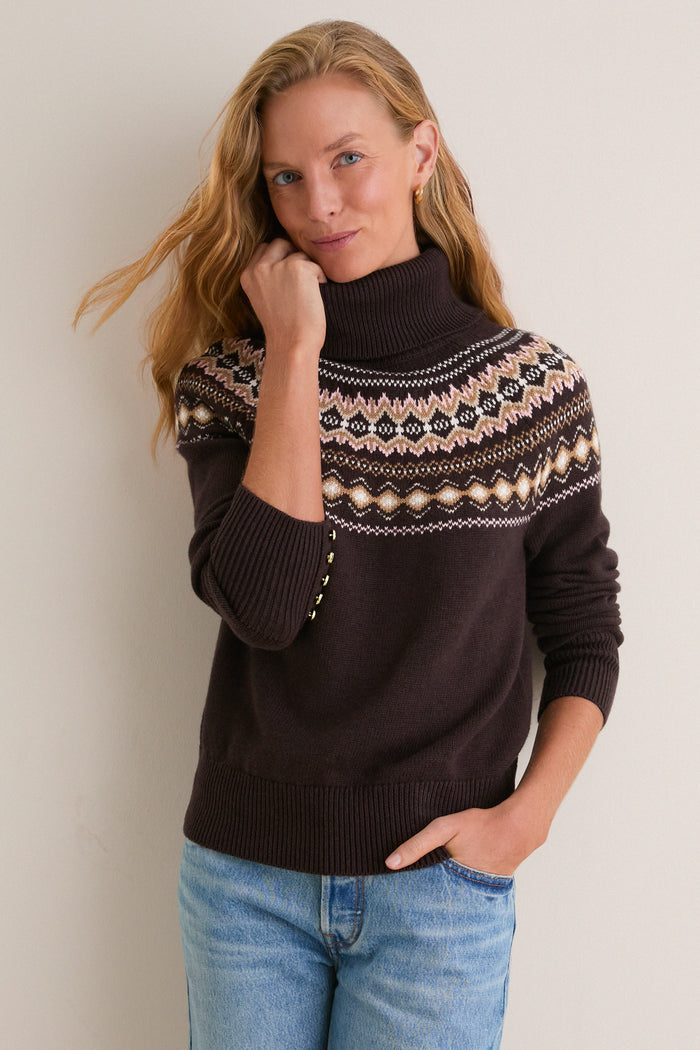 Seal Brown Darwen Knitted Jumper