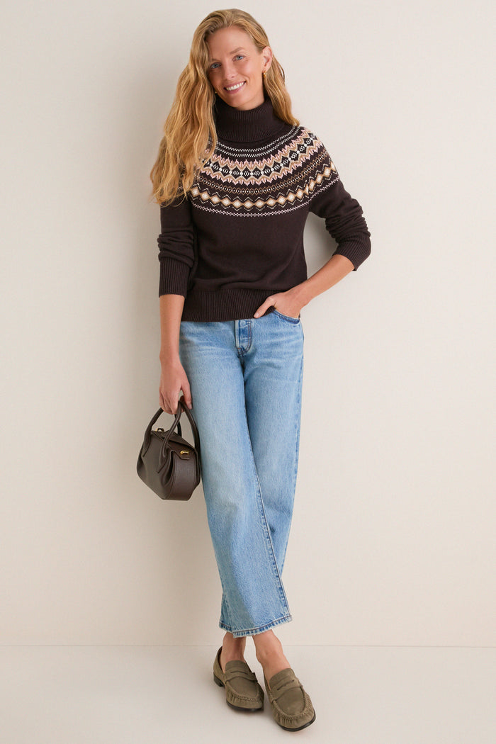 Seal Brown Darwen Knitted Jumper